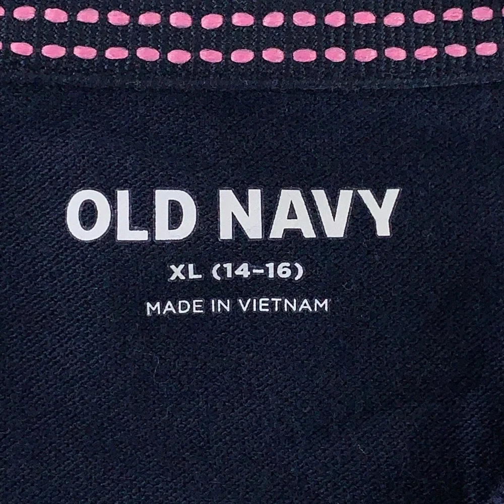 Old Navy Girls XL 14-16 Blue Short Sleeve Uniform Pique Polo Shirt 2 Pack NWT